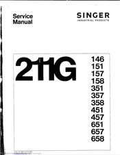 Singer 211G651 Service Manual