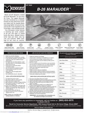 Monogram B-26 Marauder Assembly Manual
