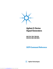 Agilent Technologies 73B EXG Command Reference Manual