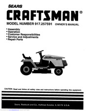 Craftsman 917.257591 Owner's Manual
