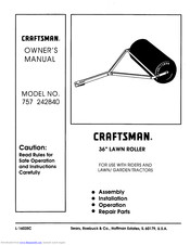 Craftsman 757 242840 Owner's Manual