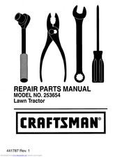 Craftsman 253654 Repair Parts Manual