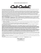 Cub Cadet CC330 Manual