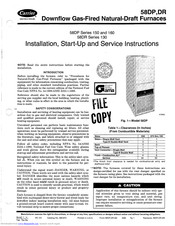 Carrier 58DP Installation, Start-Up And Service Instructions Manual