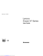 Lenovo Erazer X7 Series User Manual