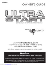 Ultra Start G-Series Owner's Manual