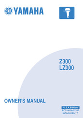 Yamaha Z300 Owner's Manual