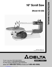 Delta 40-530 Instruction Manual