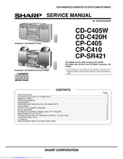 Sharp CP-C405 Service Manual