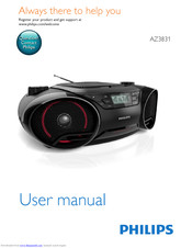 Philips Soundmachine AZ3831 User Manual