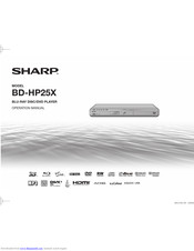 Sharp BD-HP25X Operation Manual