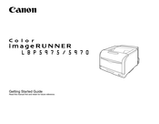 Canon Color imageRUNNER LBP5970 Getting Started Manual