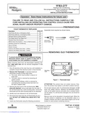 White Rodgers 1F83-277 Installation Instructions Manual