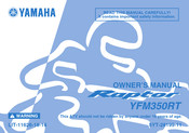 Yamaha Raptor YFM350RT Owner's Manual
