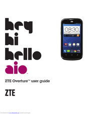 zte Aio Overture User Manual