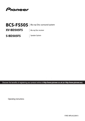 Pioneer S-BD505FS Operating Instructions Manual