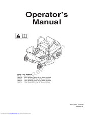 Snapper Axion ZT2142 Operator's Manual