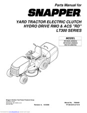 Snapper LT300 Series Parts Manual