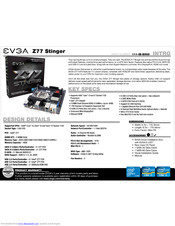 Evga Z77 Stinger Key Specs