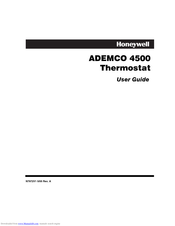 Honeywell ADEMCO 4500 User Manual