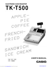 Casio TK-T500-1 User Manual