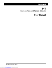 Honeywell PIT User Manual