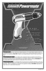 Coleman Powermate 024-0076CT Instruction Manual