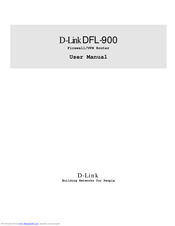 D-Link DFL-900 User Manual