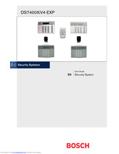 Bosch DS7400XiV4-EXP User Manual