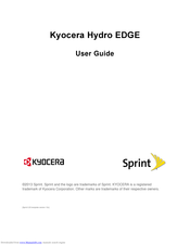 Kyocera KYOCERA Hydro EDGE User Manual