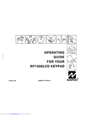 NAPCO RP1000LCD Operating Manual