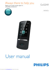 Philips GoGear SA5AZU04 User Manual