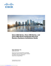 Cisco 890 Series Hardware Installation Manual