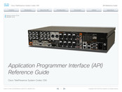 Cisco TelePresence System Codec C90 Reference Manual