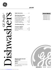 GE Profile PDW9200 Series Owner's Manual