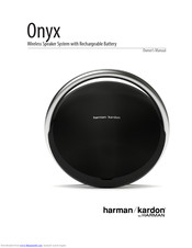 Harman Kardon ONYX Owner's Manual