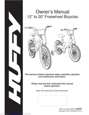 Huffy freewheel Owner's Manual