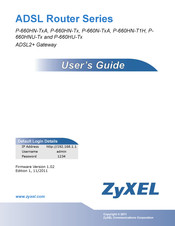 ZyXEL Communications P-660HU-T1 User Manual