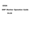 Epson EMP MONITOR OPERATION V4.30 Operation Manual