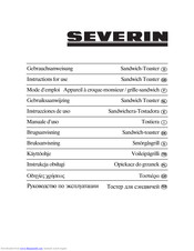 Severin SA 2964 - Instructions For Use Manual