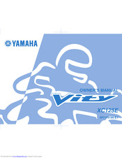 YAMAHA VITY XC125E Owner's Manual