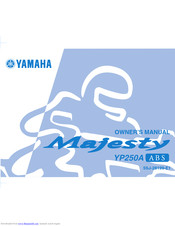 YAMAHA MAJESTY YP250A ABS Owner's Manual
