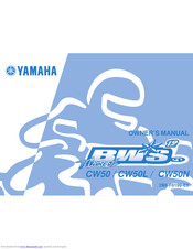 YAMAHA BWS CW50N Owner's Manual