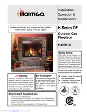 Montigo H42DF-O Installation & Operation Manual