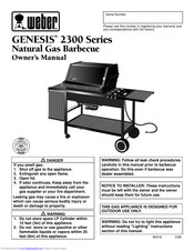Weber Genesis 2300 NG Owner's Manual