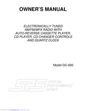 Audiovox SPS GC-600 Owner's Manual
