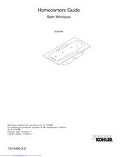 Kohler K-812-N1 Homeowner's Manual