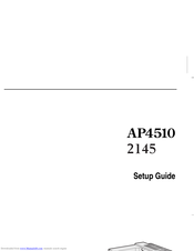 Lanier AP4510 Setup Manual