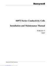 Honeywell 04973 Series Installation And Maintenance Manual