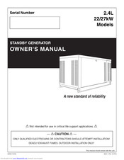 Carrier 2.4L Owner's Manual